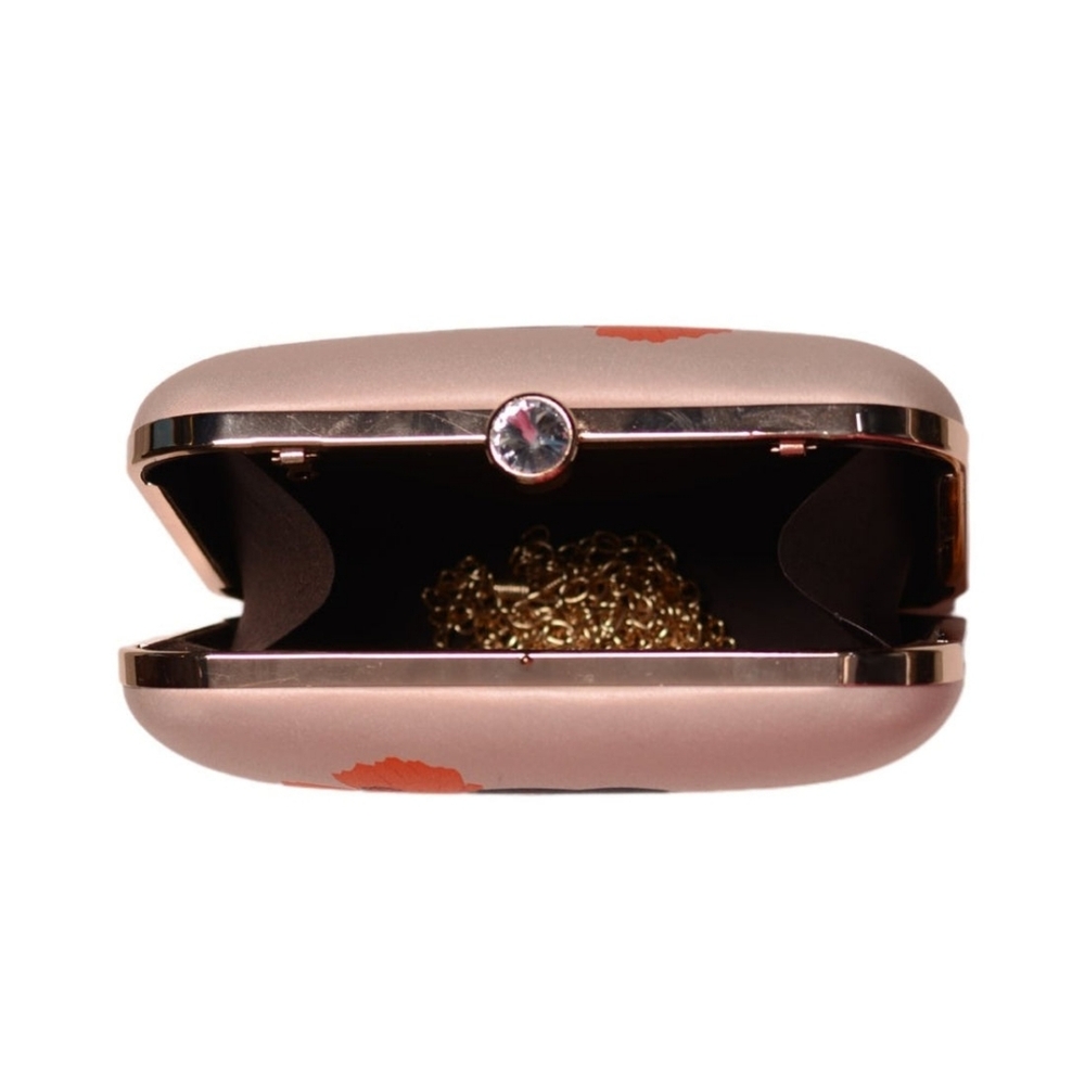 Handcrafted Poppy Veil Clutch - Picture 3 of 5